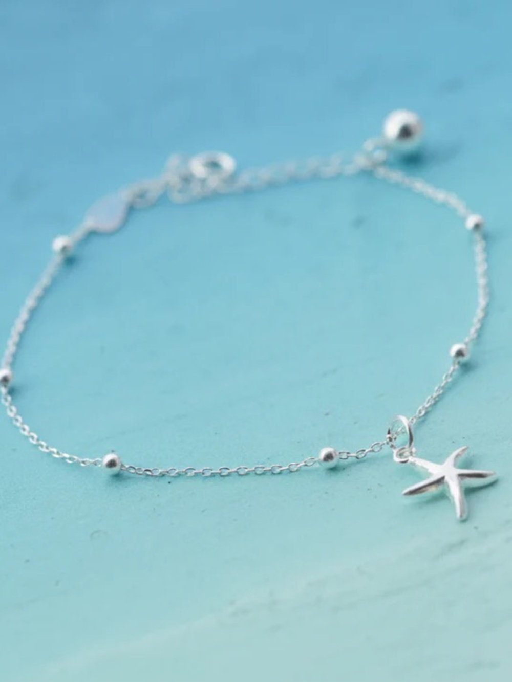 Silver Starfish Bracelet